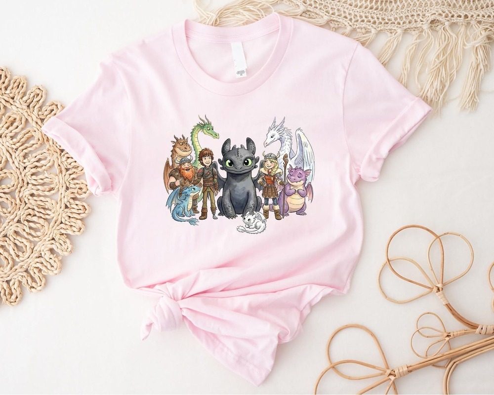 How To Train Your Dragon Shirt, Toothless Shirt, Light Fury Shirt, Disney
